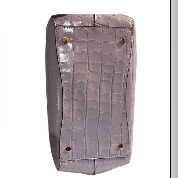 Kate Spade New York Dumpling Croc Embossed Small Satchel Light Purple NWOT - Picture 15 of 15